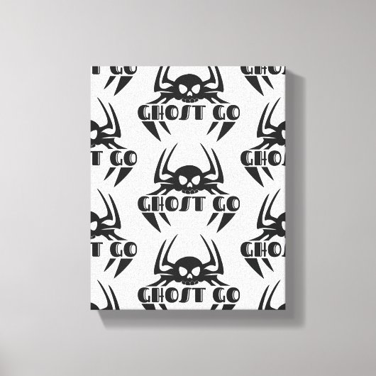 Ghost Go Spooky Seizoen Canvas Afdruk (Voorkant)