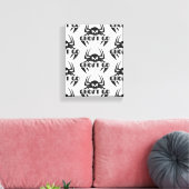 Ghost Go Spooky Seizoen Canvas Afdruk (Insitu (Woonkamer))