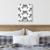 Ghost Go Spooky Seizoen Canvas Afdruk (Insitu (Slaapkamer))