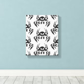 Ghost Go Spooky Seizoen Canvas Afdruk (Insitu (Houten vloer))