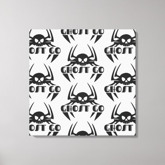 Ghost Go Spooky Seizoen Canvas Afdruk (Voorkant)