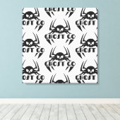 Ghost Go Spooky Seizoen Canvas Afdruk (Insitu (Houten vloer))