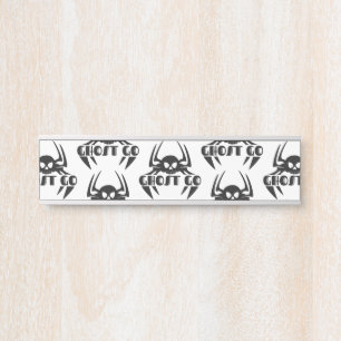 Ghost Go Spooky Seizoen Deurbordje