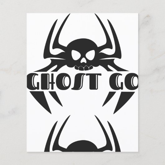 Ghost Go Spooky Seizoen Flyer (Achterkant)