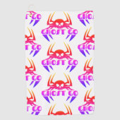 Ghost Go Spooky Seizoen Golfhanddoek (Voorkant)