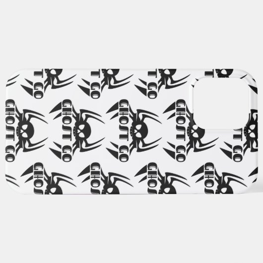 Ghost Go Spooky Seizoen iPhone Hoesje (Achterkant horizontaal)