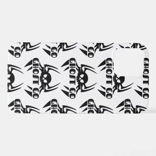 Ghost Go Spooky Seizoen iPhone Hoesje (Achterkant horizontaal)