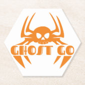 Ghost Go Spooky Seizoen Kartonnen Onderzetters (Voorkant)