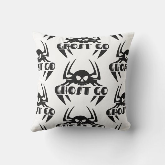 Ghost Go Spooky Seizoen Kussen (Achterkant)