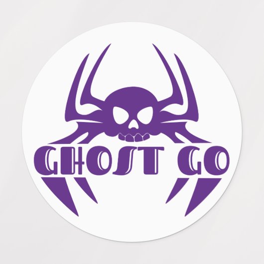 Ghost Go Spooky Seizoen Labels (Design 1)