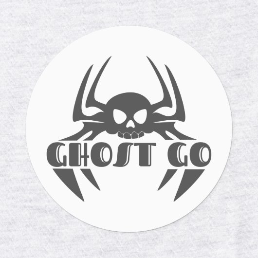 Ghost Go Spooky Seizoen Labels (Design 1)