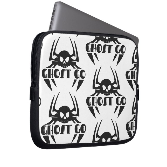 Ghost Go Spooky Seizoen Laptop Sleeve (Voorkant Rechts)