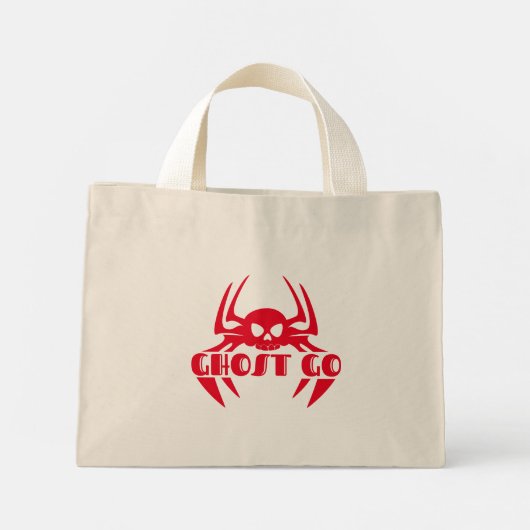 Ghost Go Spooky Seizoen Mini Tote Bag (Achterkant)