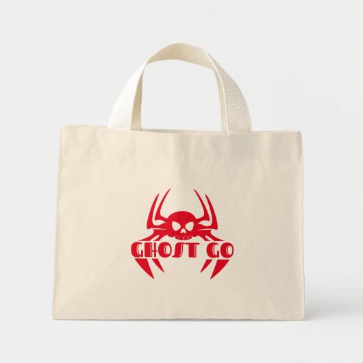 Ghost Go Spooky Seizoen Mini Tote Bag (Voorkant)