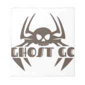 Ghost Go Spooky Seizoen Notitieblok (Voorkant)