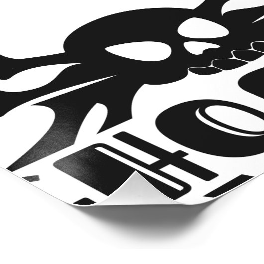 Ghost Go Spooky Seizoen Perfect Poster (Hoek)