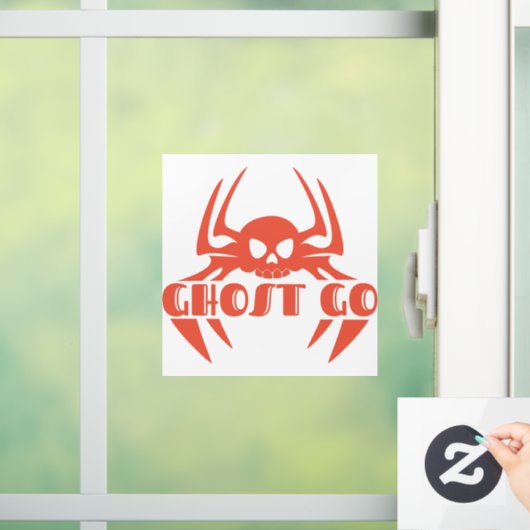 Ghost Go Spooky Seizoen Raamsticker (Huis)