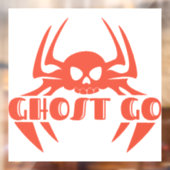 Ghost Go Spooky Seizoen Raamsticker (Vel 2)
