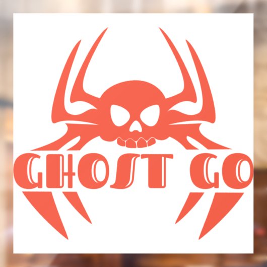 Ghost Go Spooky Seizoen Raamsticker (Vel 2)
