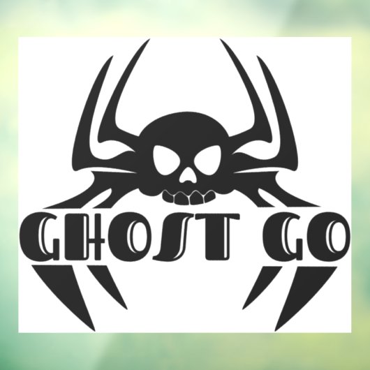 Ghost Go Spooky Seizoen Raamsticker (Vel 3)