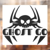 Ghost Go Spooky Seizoen Raamsticker (Vel 2)