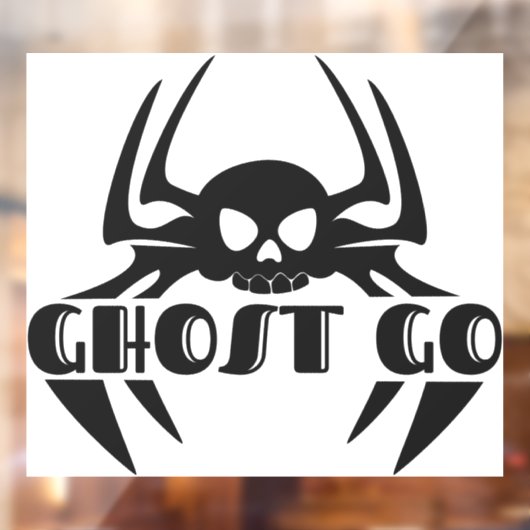 Ghost Go Spooky Seizoen Raamsticker (Vel 2)