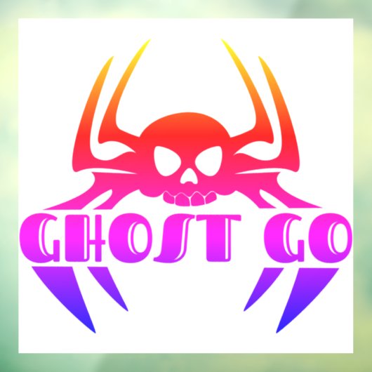 Ghost Go Spooky Seizoen Raamsticker (Vel 3)