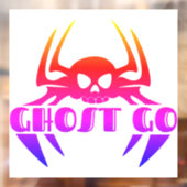 Ghost Go Spooky Seizoen Raamsticker (Vel 2)