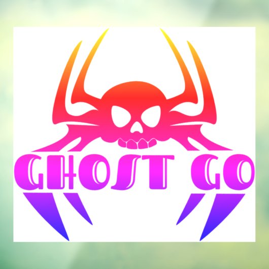 Ghost Go Spooky Seizoen Raamsticker (Vel 3)