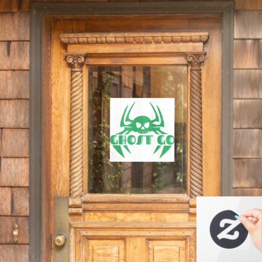 Ghost Go Spooky Seizoen Raamsticker (Huis Deur)