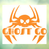 Ghost Go Spooky Seizoen Raamsticker (Vel 3)