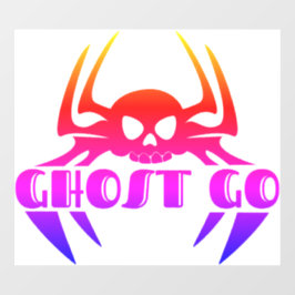 Ghost Go Spooky Seizoen Raamsticker