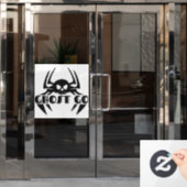 Ghost Go Spooky Seizoen Raamsticker (Kantoordeur)