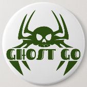 Ghost Go Spooky Seizoen Ronde Button 6,0 Cm (Voorkant)