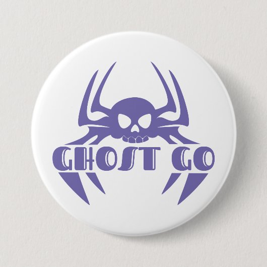 Ghost Go Spooky Seizoen Ronde Button 7,6 Cm (Voorkant)