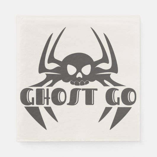 Ghost Go Spooky Seizoen Servet (Voorkant)
