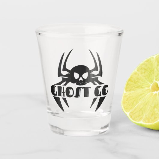 Ghost Go Spooky Seizoen Shot Glas (Voorkant)