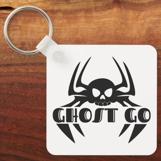 Ghost Go Spooky Seizoen Sleutelhanger (Voorkant)