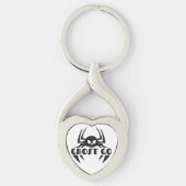 Ghost Go Spooky Seizoen Sleutelhanger (Voorkant)