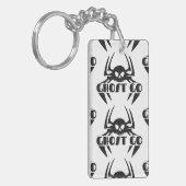 Ghost Go Spooky Seizoen Sleutelhanger (Voorkant Links)