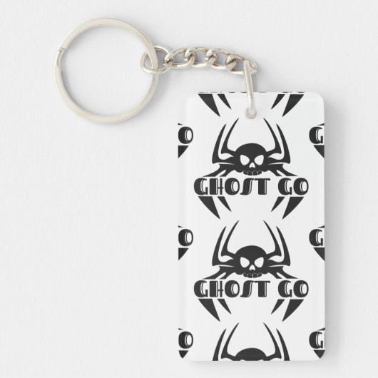 Ghost Go Spooky Seizoen Sleutelhanger (Voorkant)