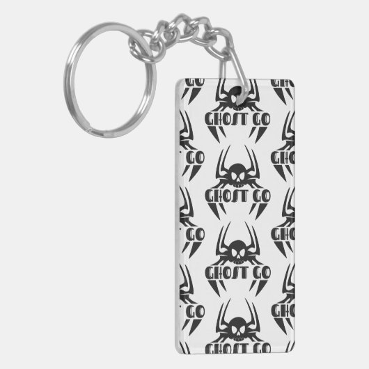 Ghost Go Spooky Seizoen Sleutelhanger (Voorkant Links)