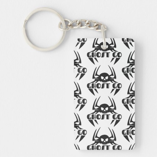 Ghost Go Spooky Seizoen Sleutelhanger (Voorkant)