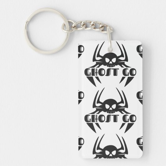 Ghost Go Spooky Seizoen Sleutelhanger (Voorkant)