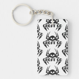 Ghost Go Spooky Seizoen Sleutelhanger