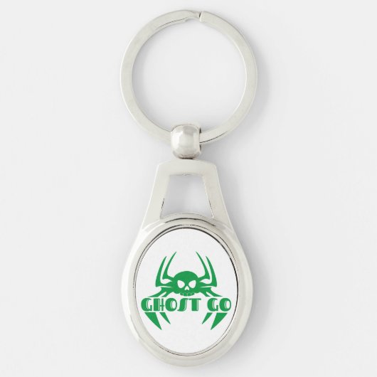 Ghost Go Spooky Seizoen Sleutelhanger (Voorkant)