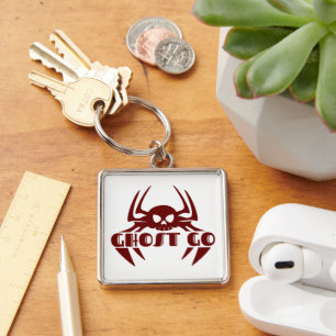 Ghost Go Spooky Seizoen Sleutelhanger