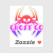 Ghost Go Spooky Seizoen Sticker (Vel)