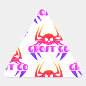 Ghost Go Spooky Seizoen Sticker (Voorkant)
