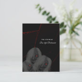Ghost Gothic Bridesmaid or Groomsmen Proposal card Kaart (Staand voorkant)